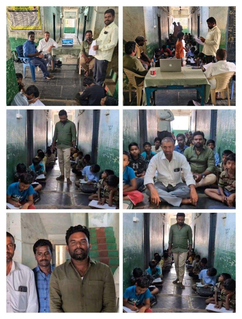 మర్రిపాడు లో విద్యార్థులతో మన్ కి బాత్ కార్యక్రమంలో పాల్గొన్న బీజేపీ నాయకులు.