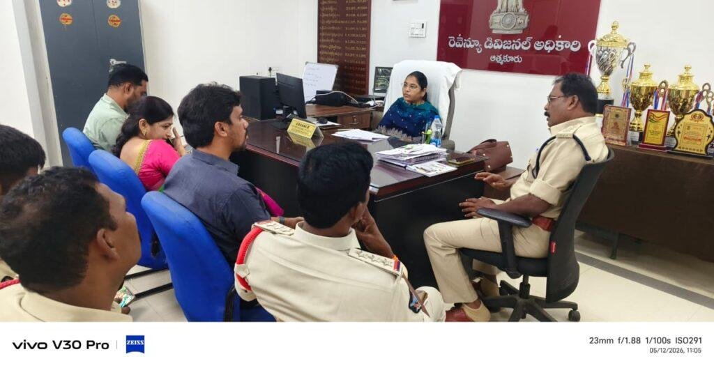 ఆర్డీఓ ఆధ్వర్యంలో రోడ్డు ప్రమాదాల నివారణకు కార్యాచరణ….