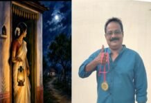 డ్రాయింగ్ మాస్టర్ తోట కిషోర్ కుమార్ కుంచె కదిపితే అద్భుత ‘చిత్ర’మే*