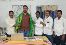 ఎమ్మార్వో, ఎంపీడీవోను కలిసిన మండల అధ్యక్షులు నీరుకట్టు శ్రీహరి*